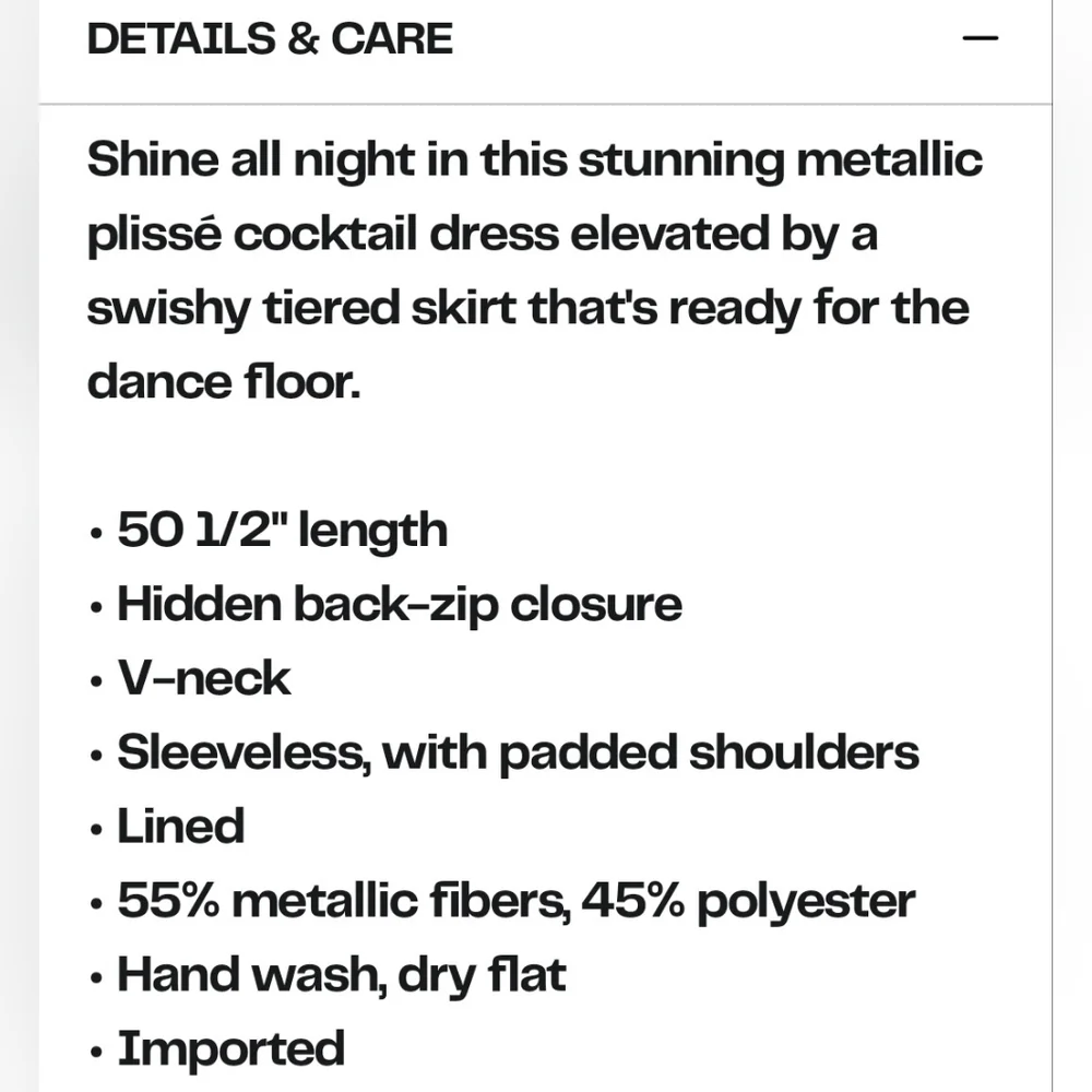 NWT Halogen Metallic Silver And Black Midi Dress